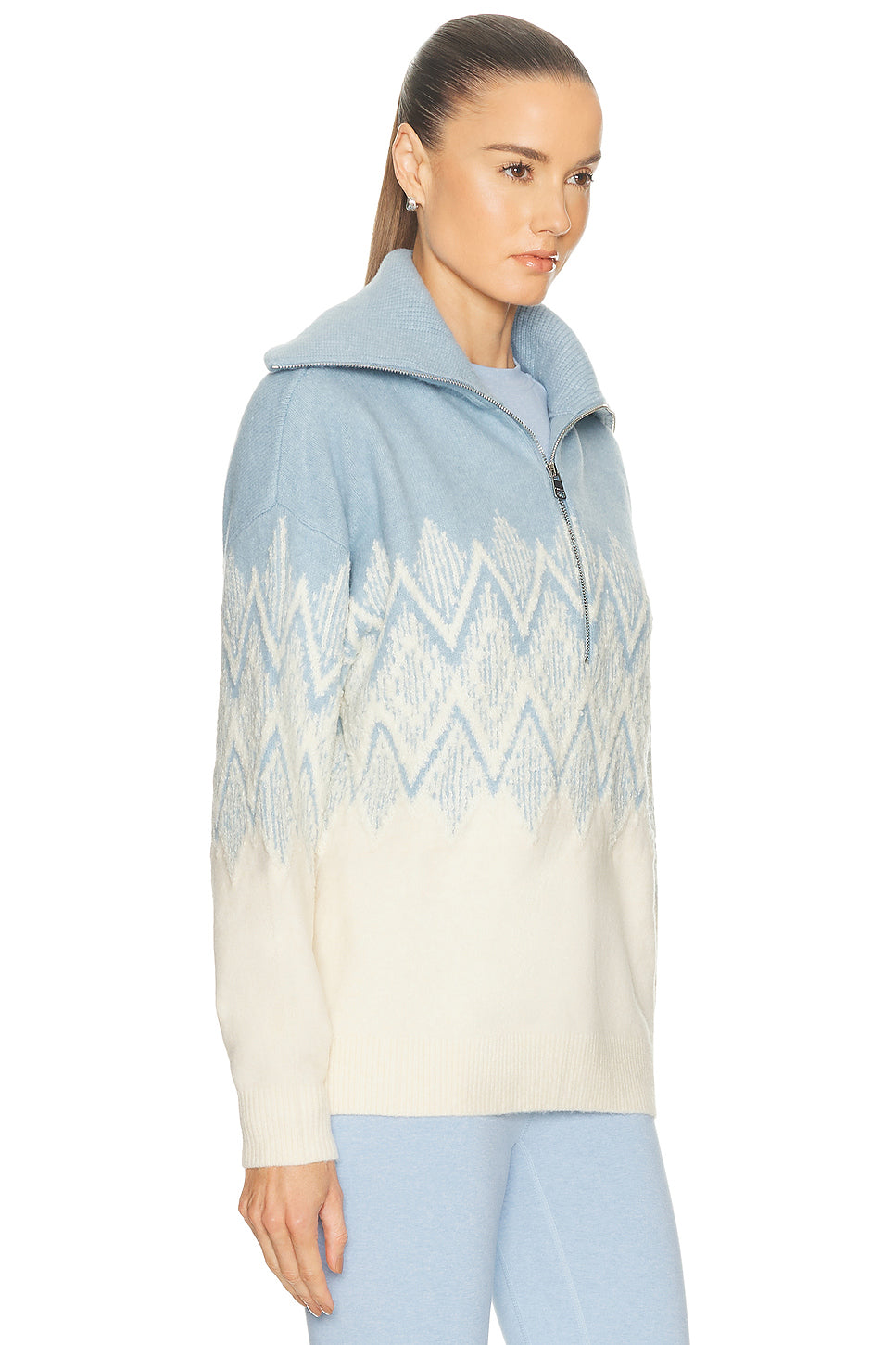 Hedda Fairisle Half Zip Jacket
