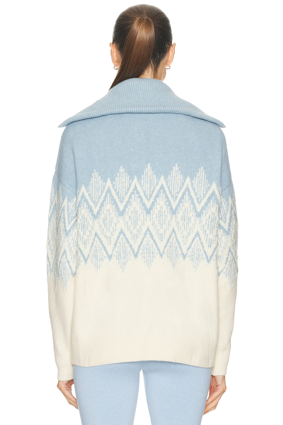 Hedda Fairisle Half Zip Jacket