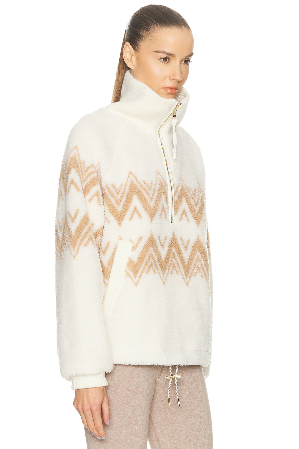 Hendrik Half Zip Sherpa Sweatshirt