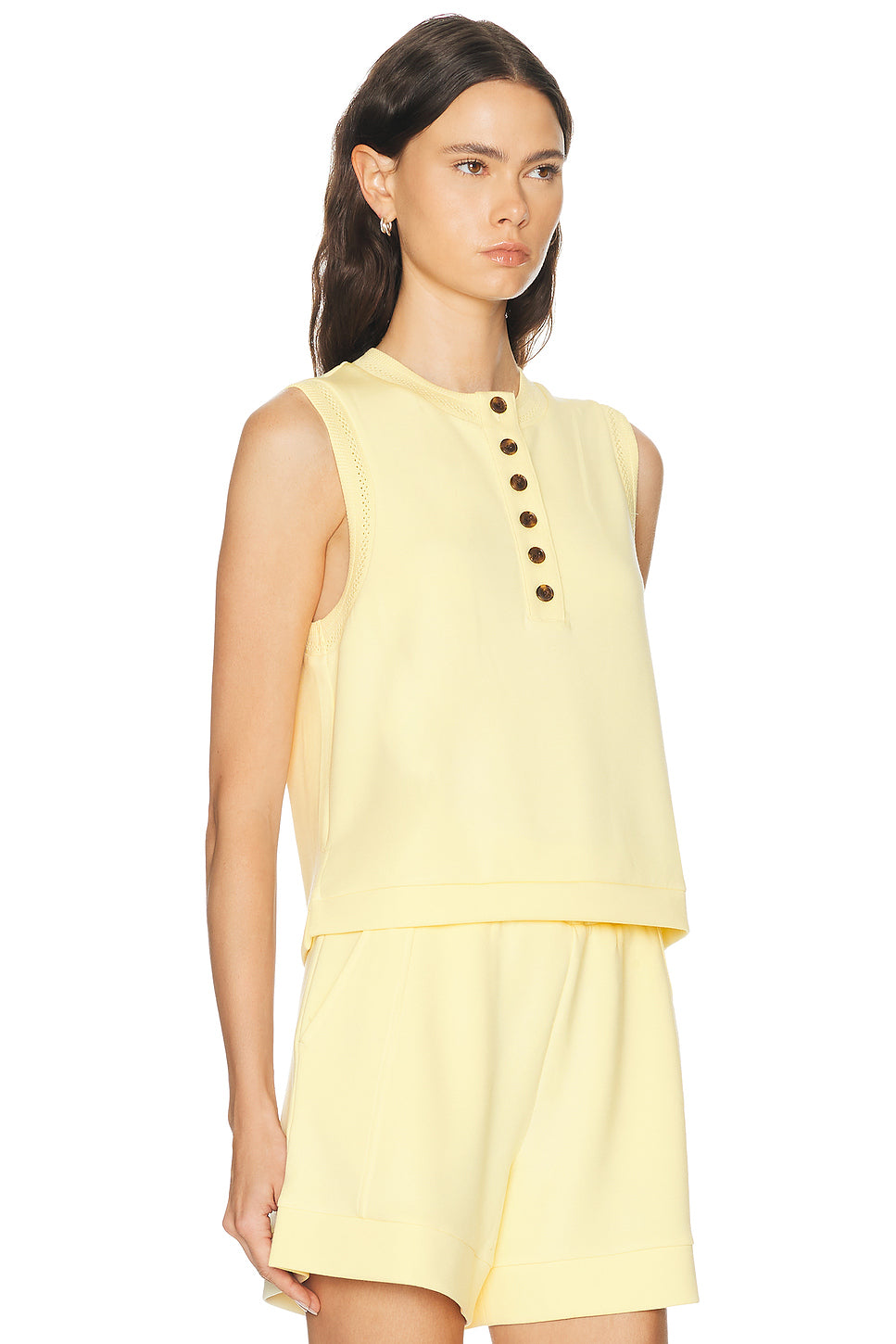 Marla Button Placket Tank Top