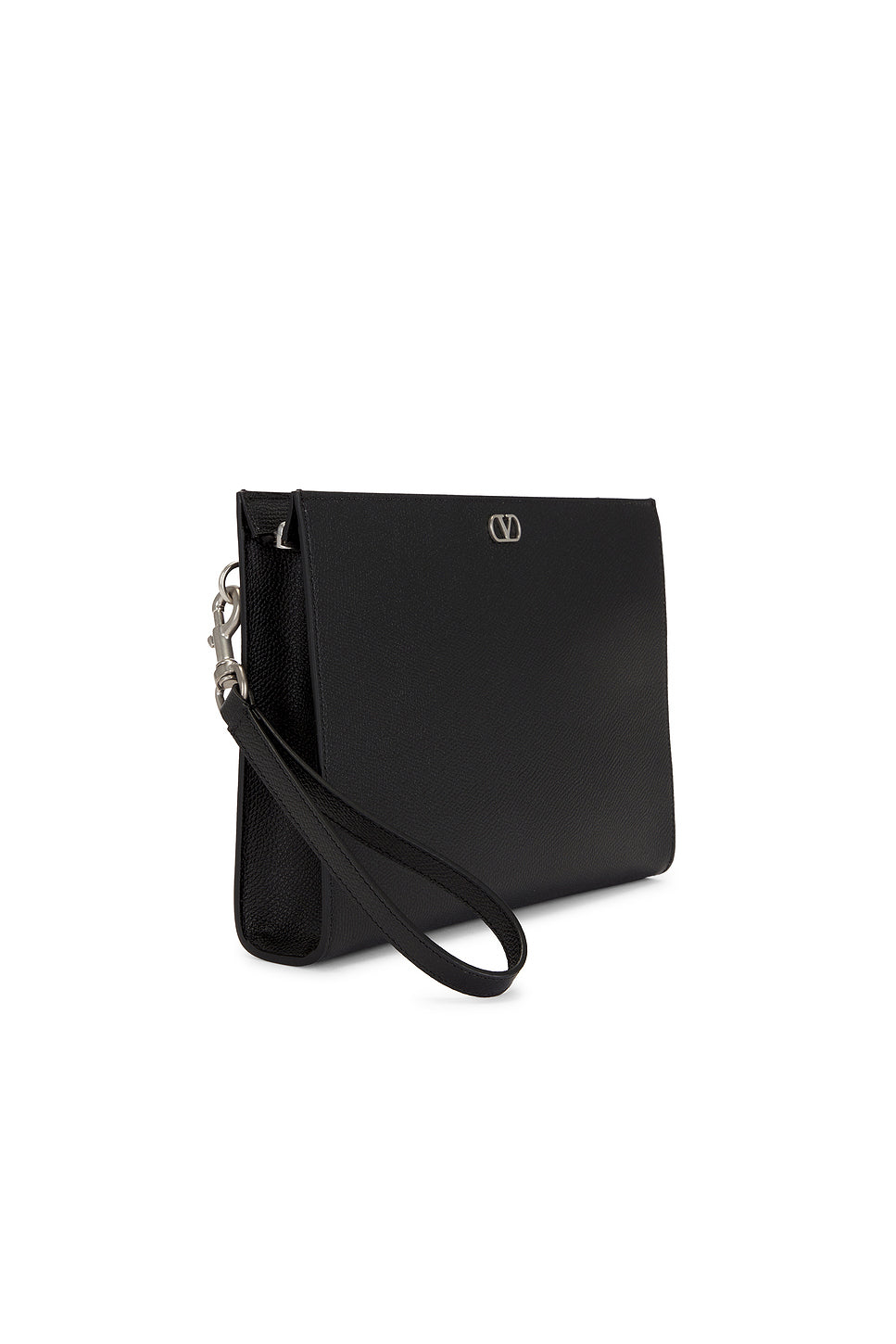 V Logo Signature Pouch