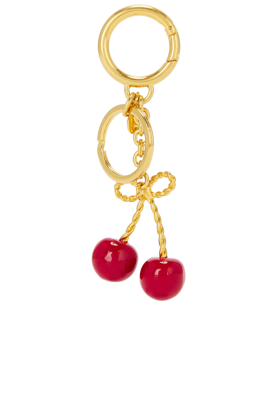 V Logo Signature Keyring