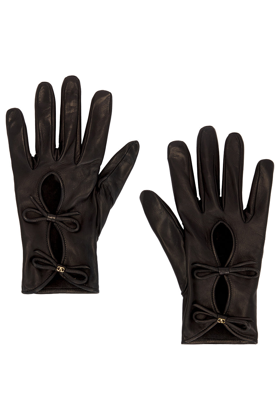 V Logo Nappa Gloves