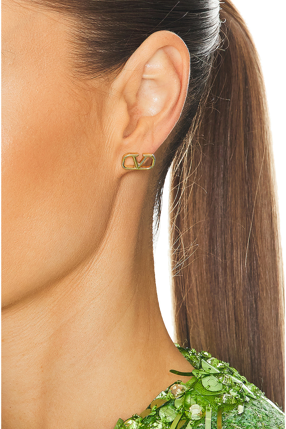 V Logo Signature Earrings