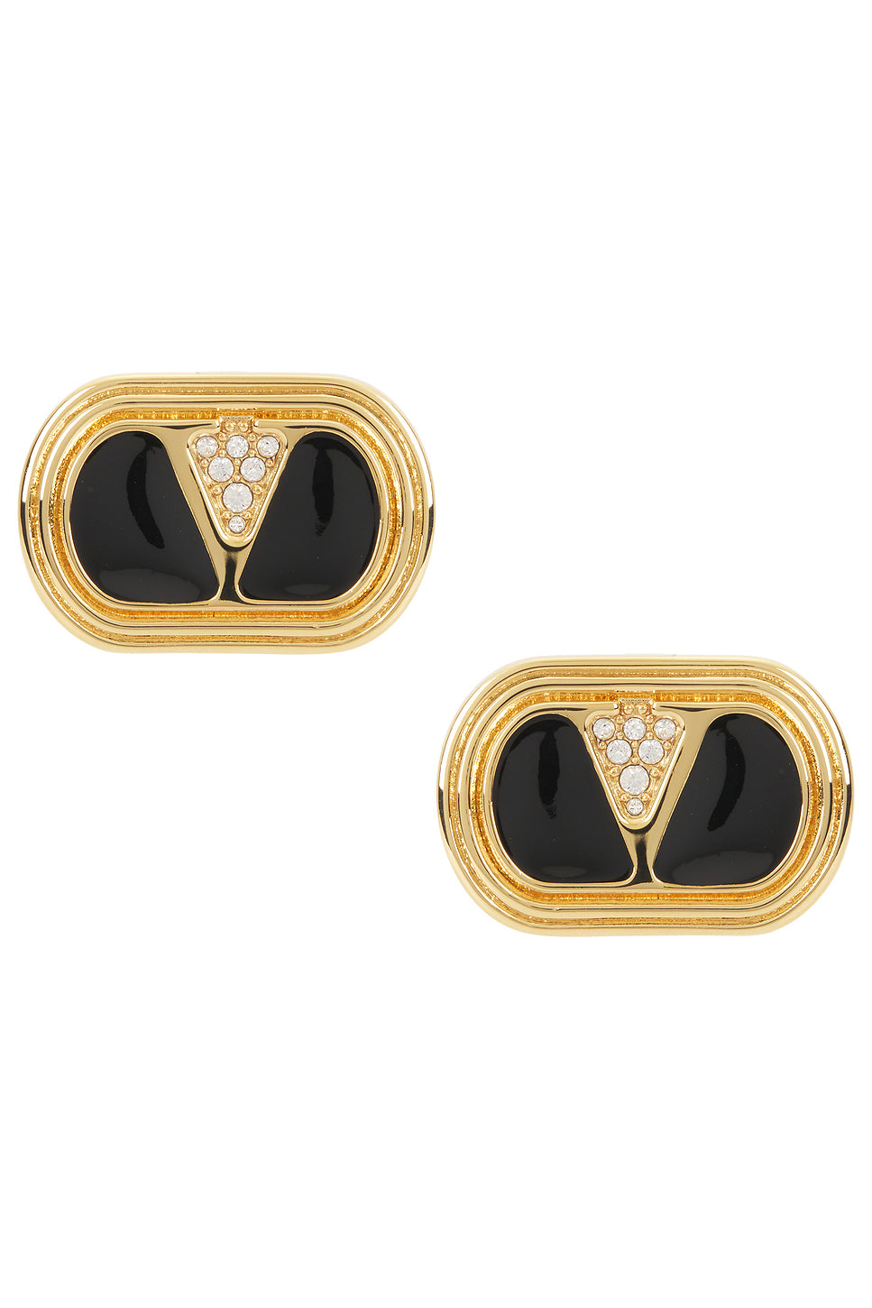 Ovalette Logo Earrings