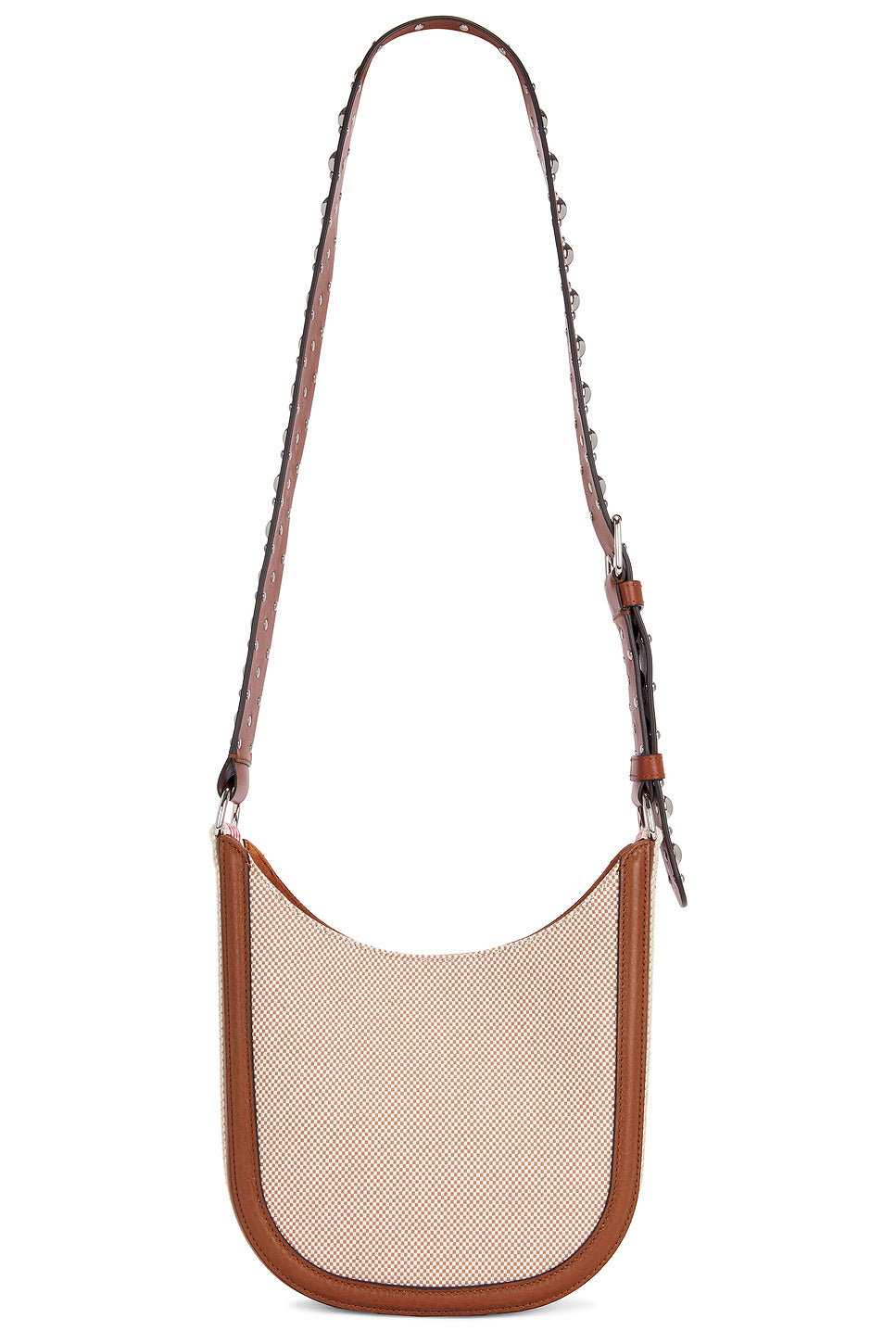 Antibes Small Hobo Bag in Naturale, Tobacco, Selleria, & Bia Rosso