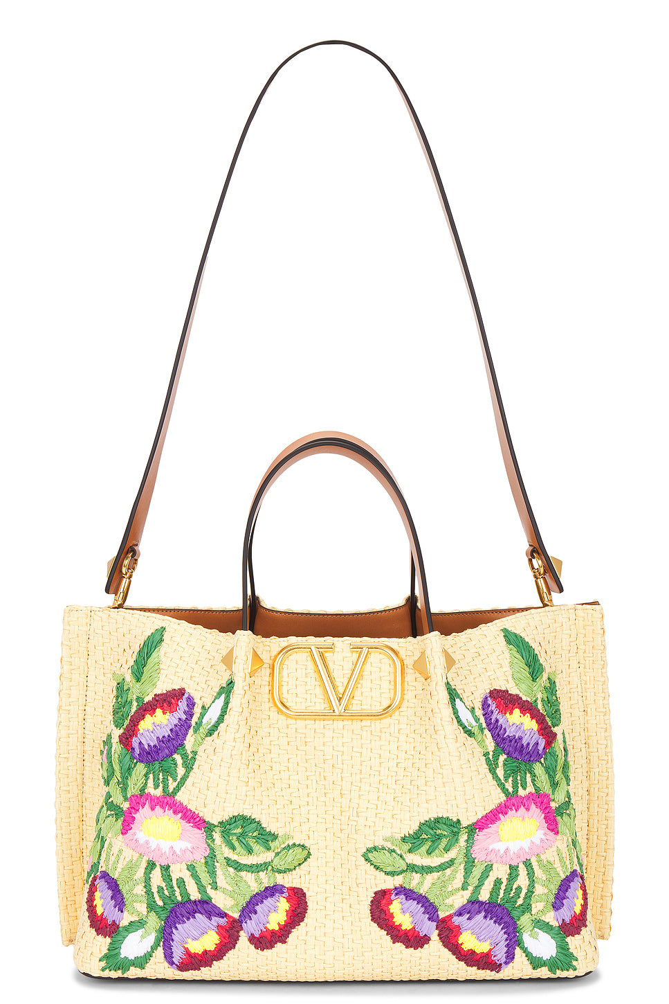 V Logo Signature Medium Tote Bag