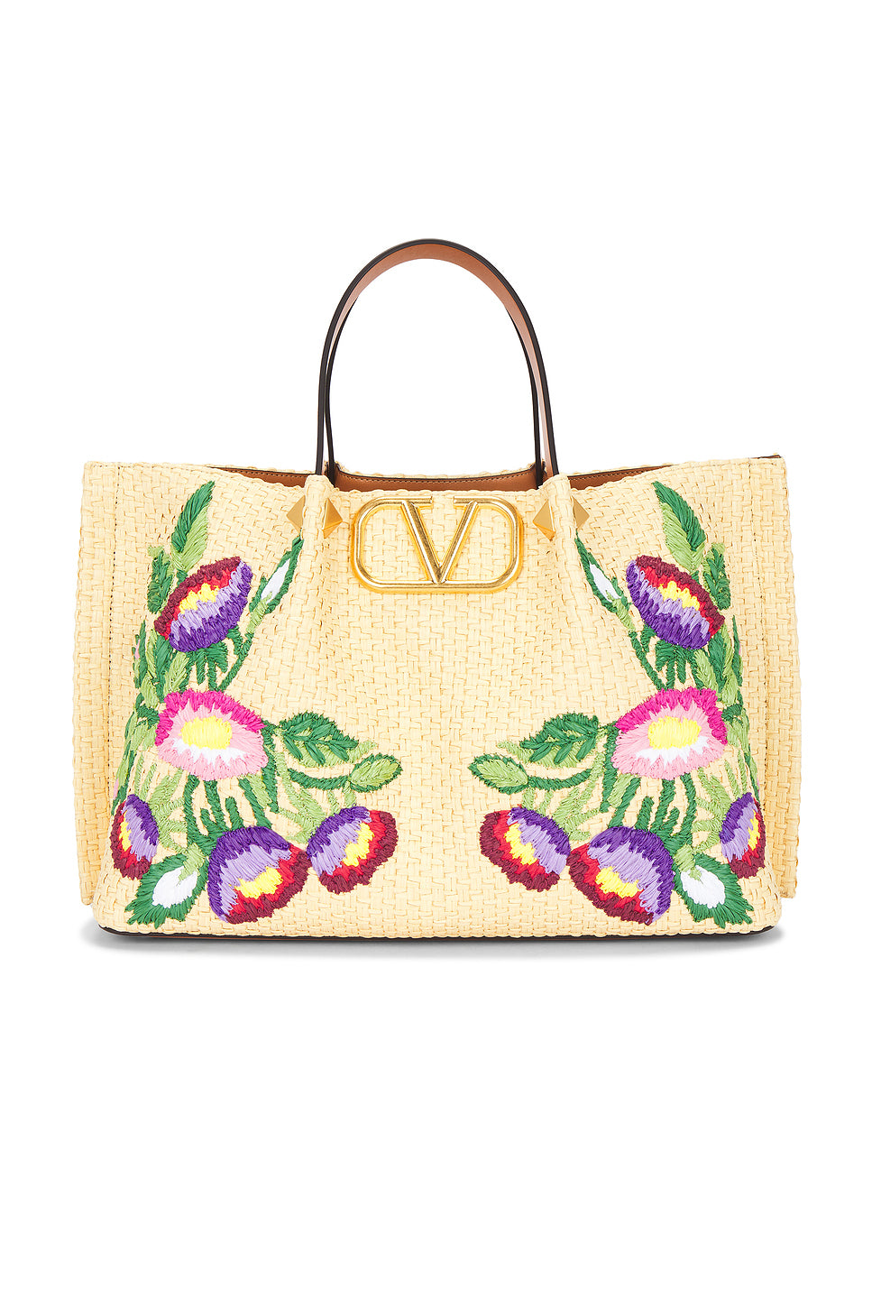 V Logo Signature Medium Tote Bag