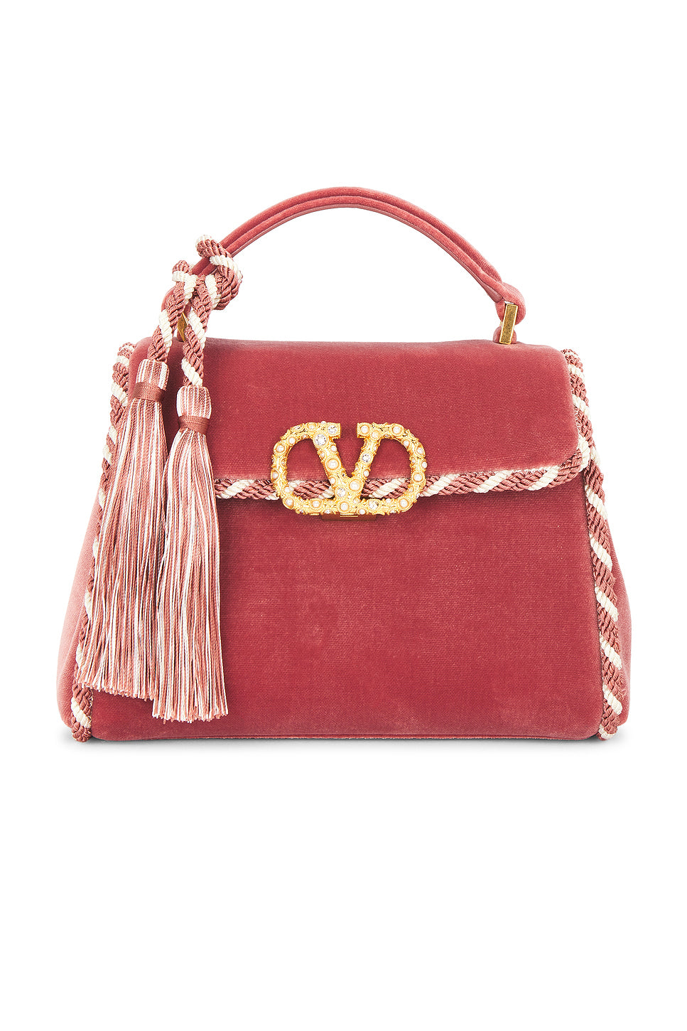 V Sling Mini Top Handle Bag