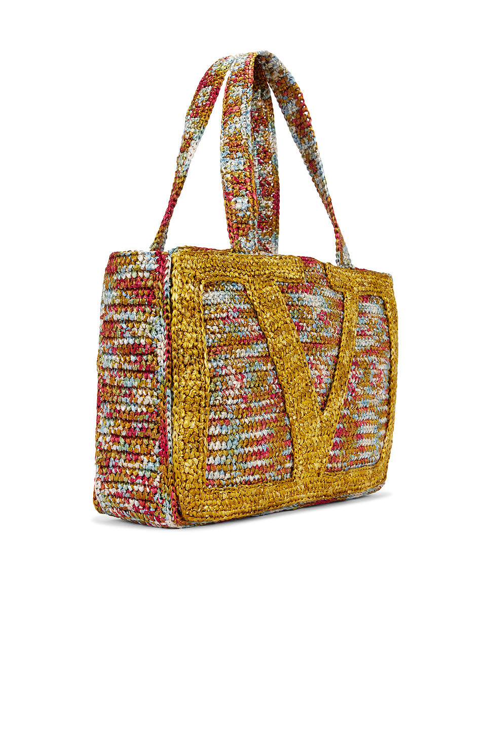 Crochet Raffia Viva Superstar Large Tote Bag