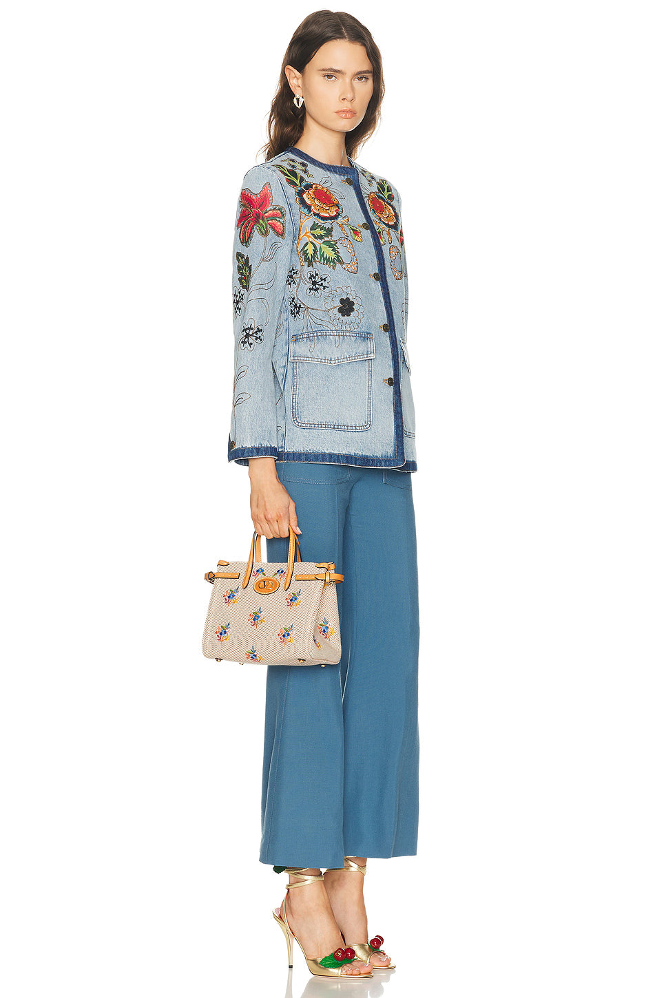Antibes Flower Bouquet Small Tote Bag