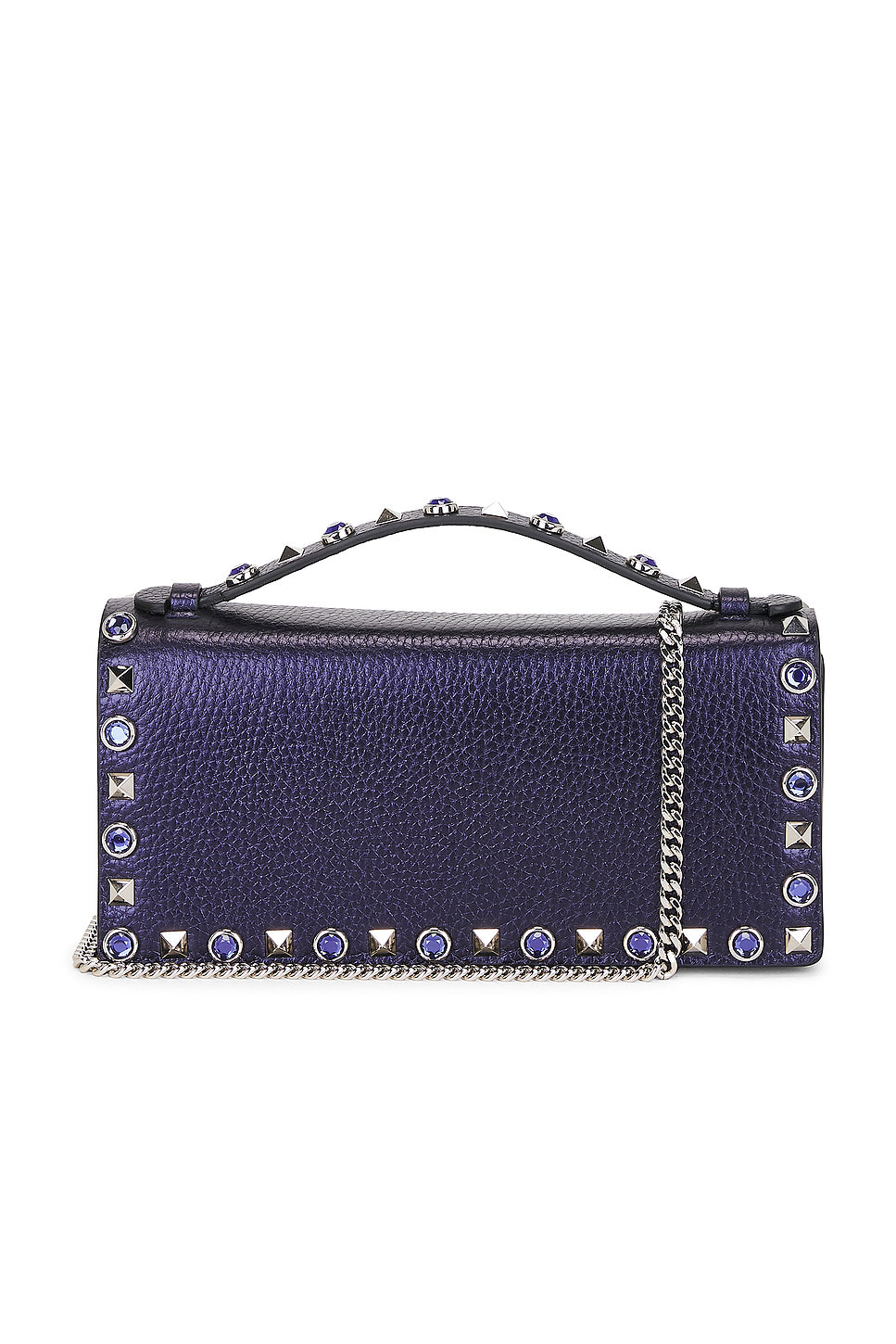 Rockstud Wallet With Strap