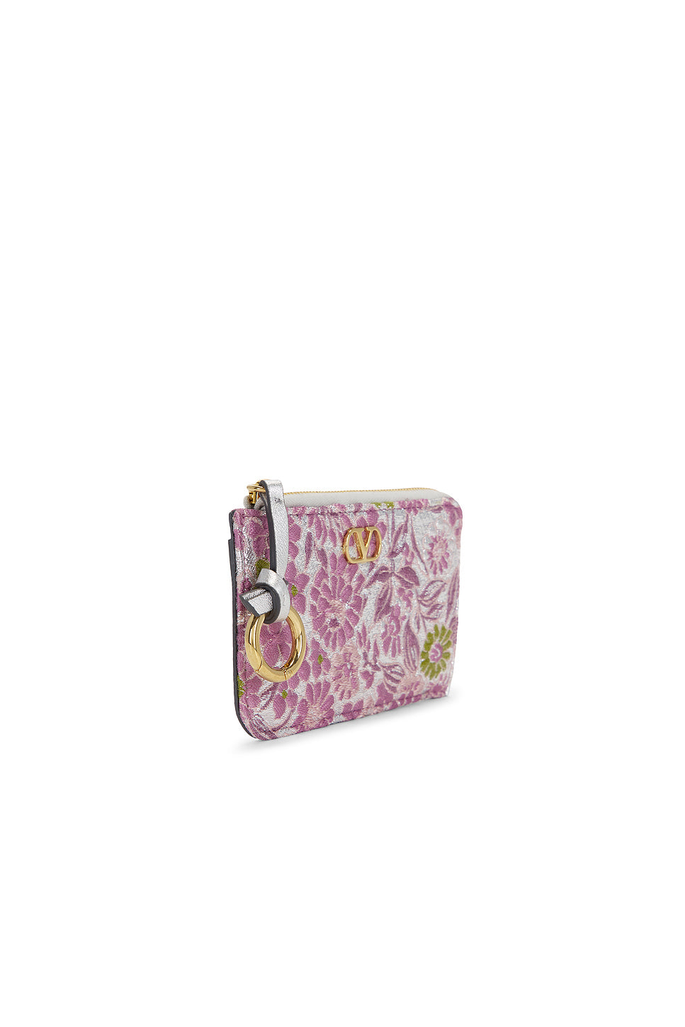 V Logo Signature Coin Purse