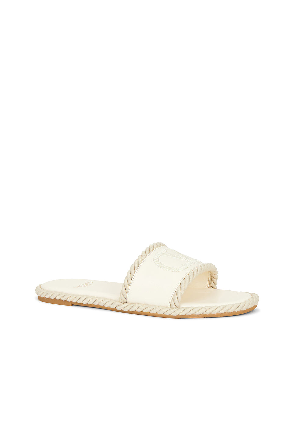 V Logo Torchon Slide Espadrilles