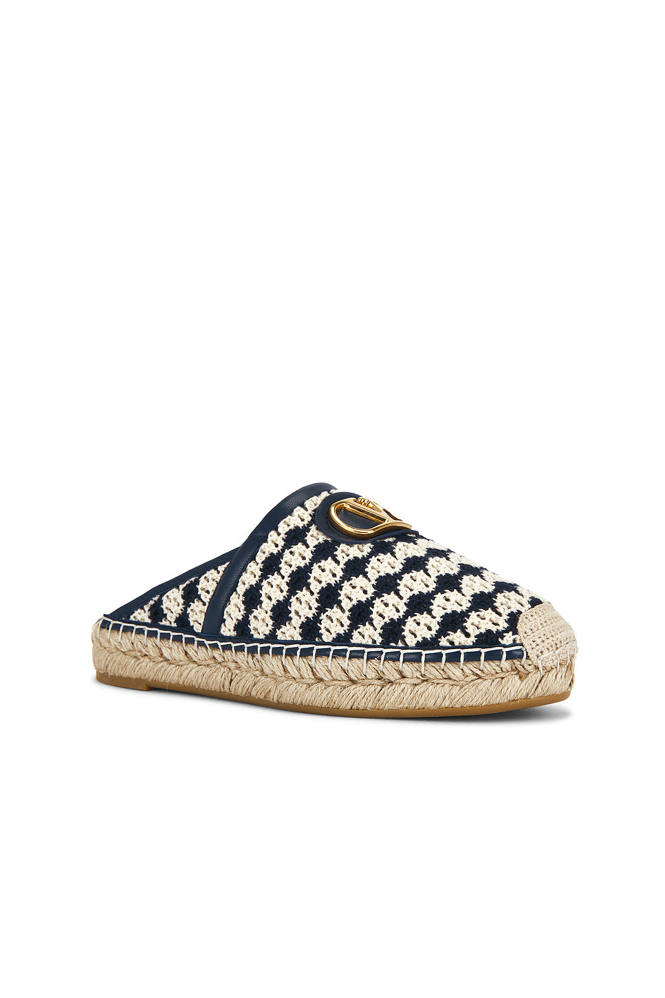 V Logo Signature Mule Espadrilles