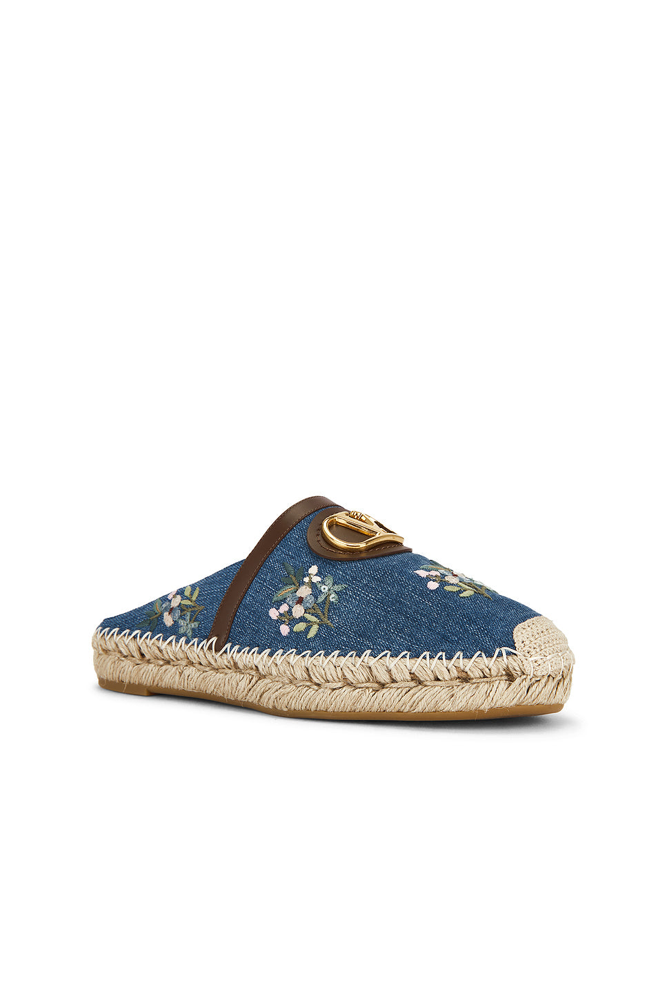 V Logo Signature Mule Espadrilles