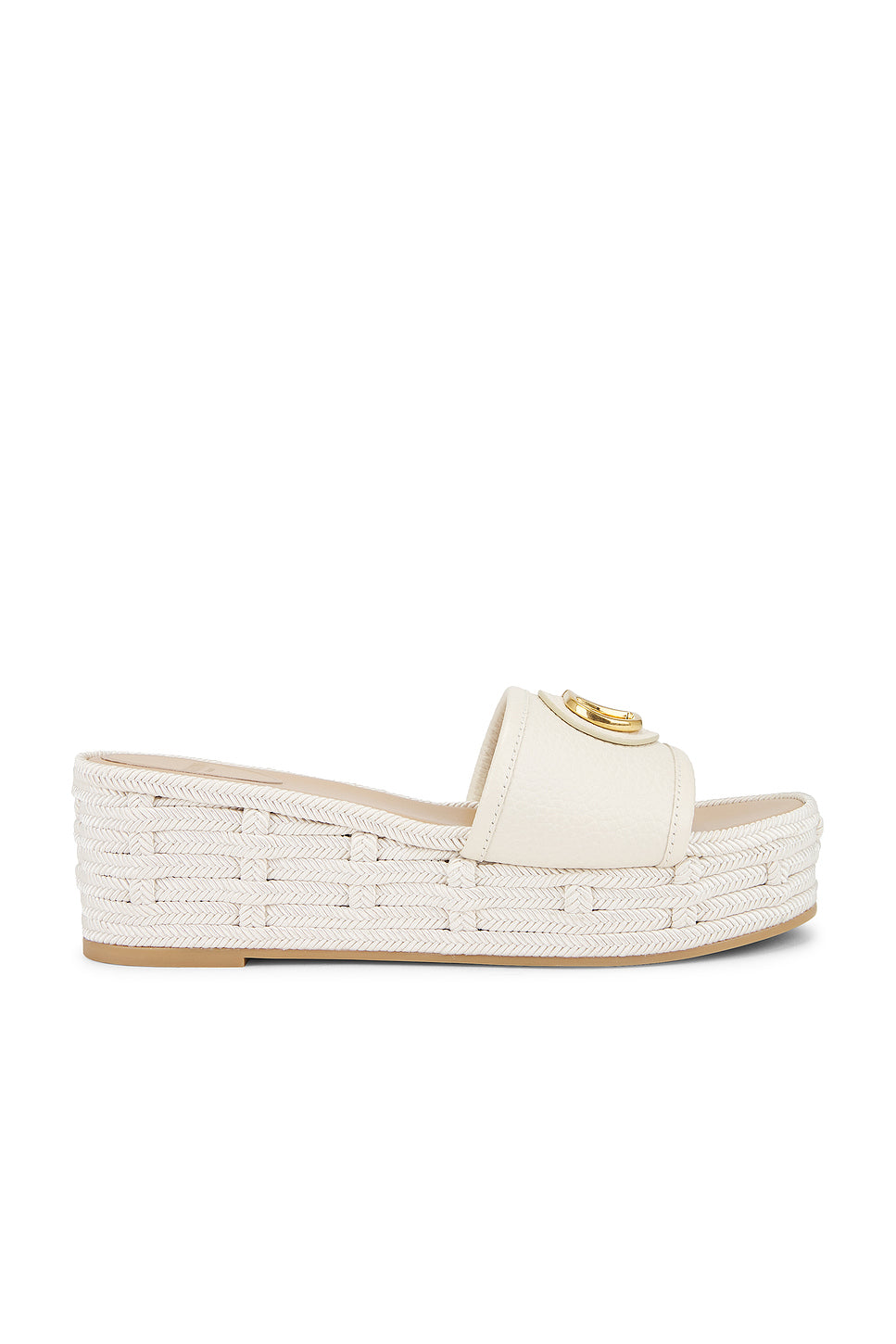 V Logo Signature Espadrilla Slide