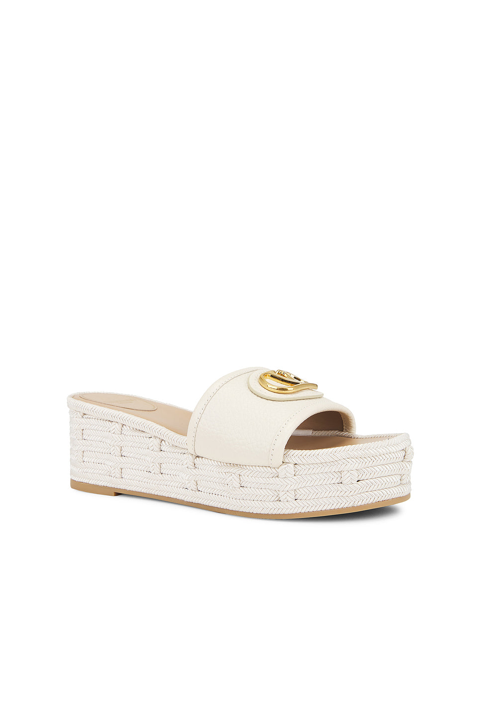 V Logo Signature Espadrilla Slide