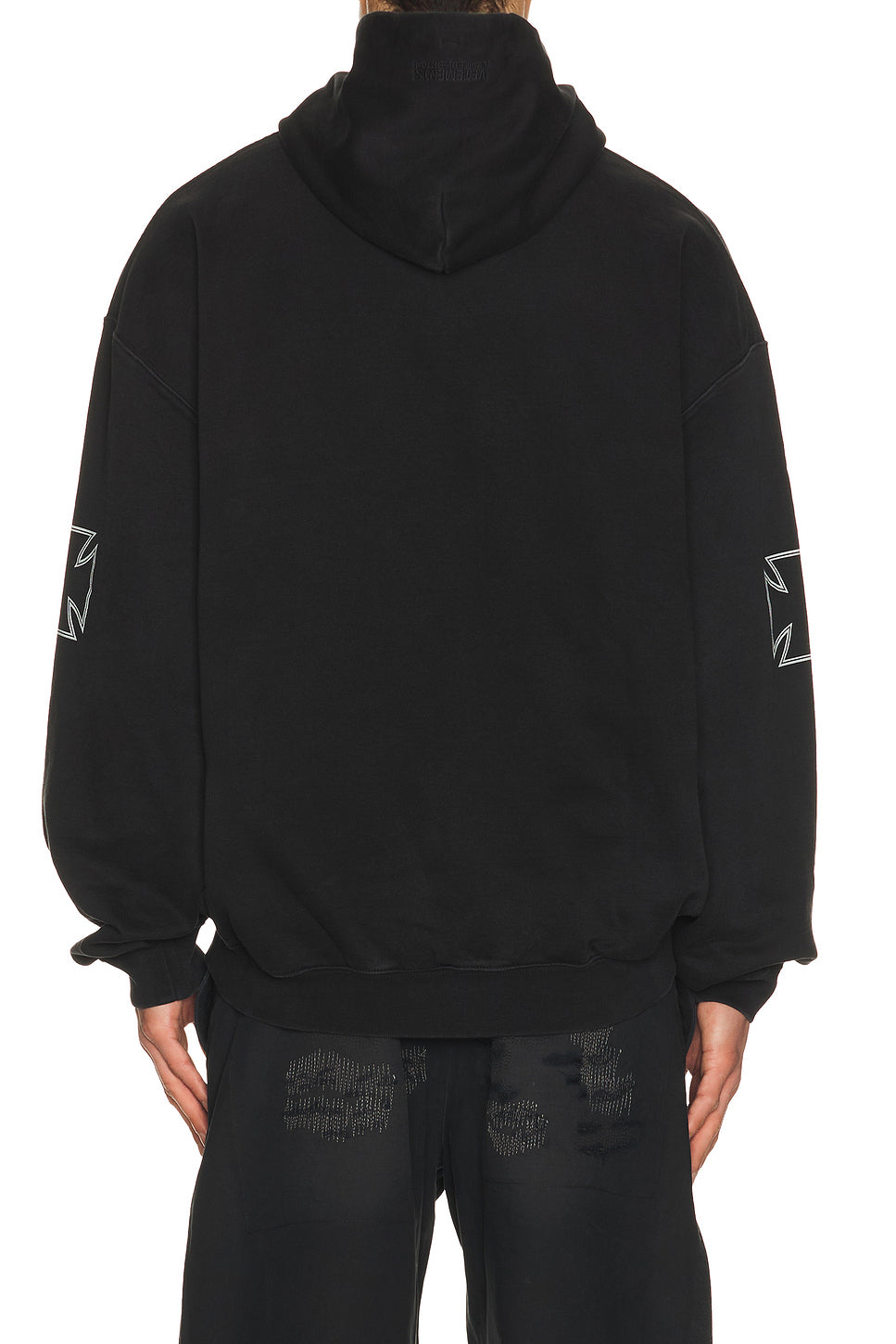 Tripple Biker Cross Logo Hoodie