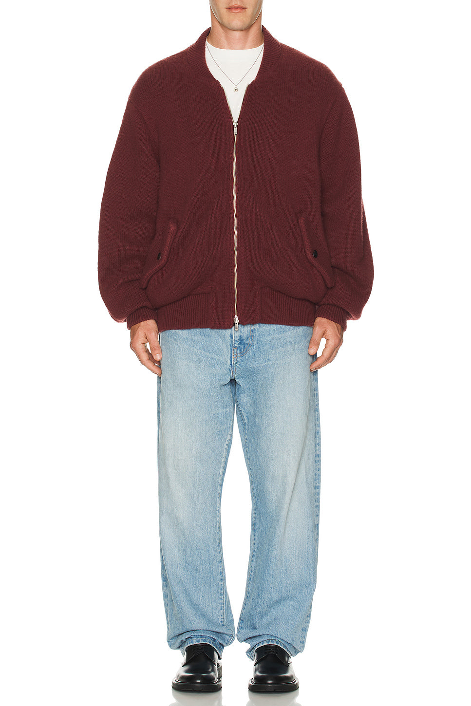 Knitted Bomber Jacket