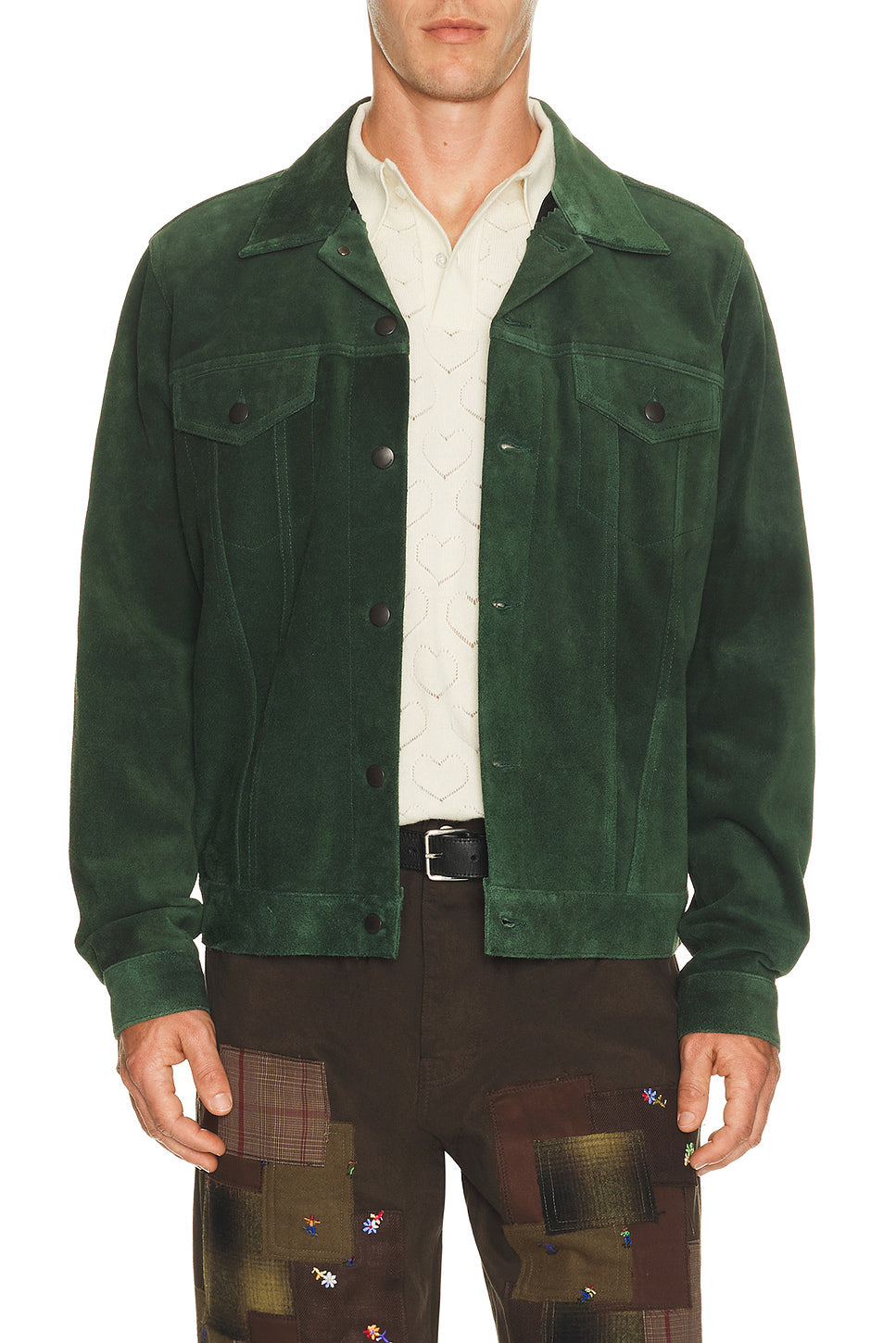 Suede Trucker Jacket