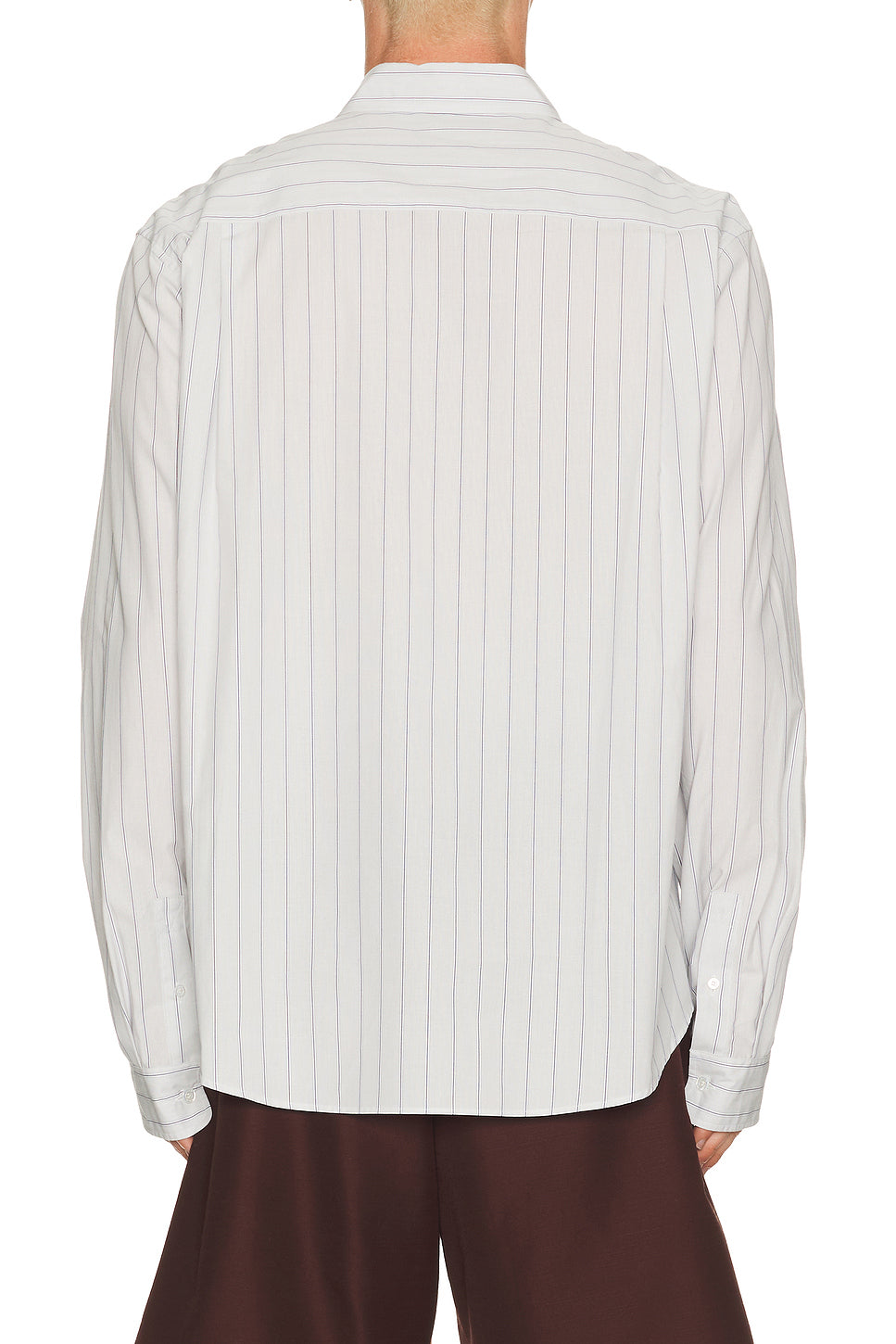 Long Sleeve Striped Button Down Shirt