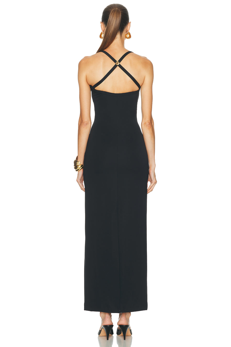Cross Back Gown