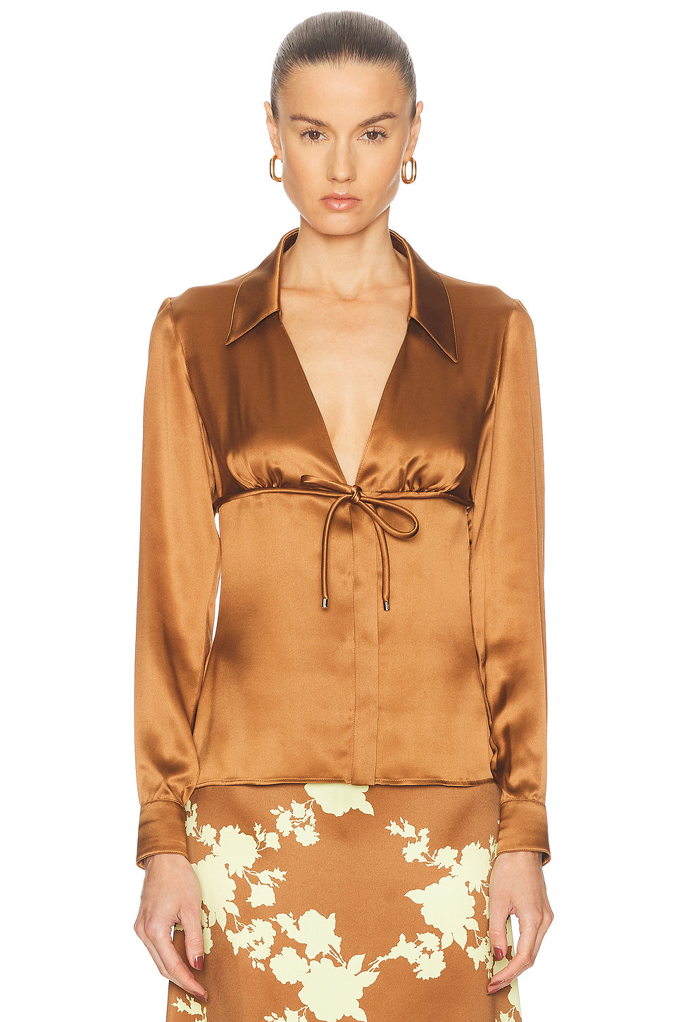 Tie Front Blouse
