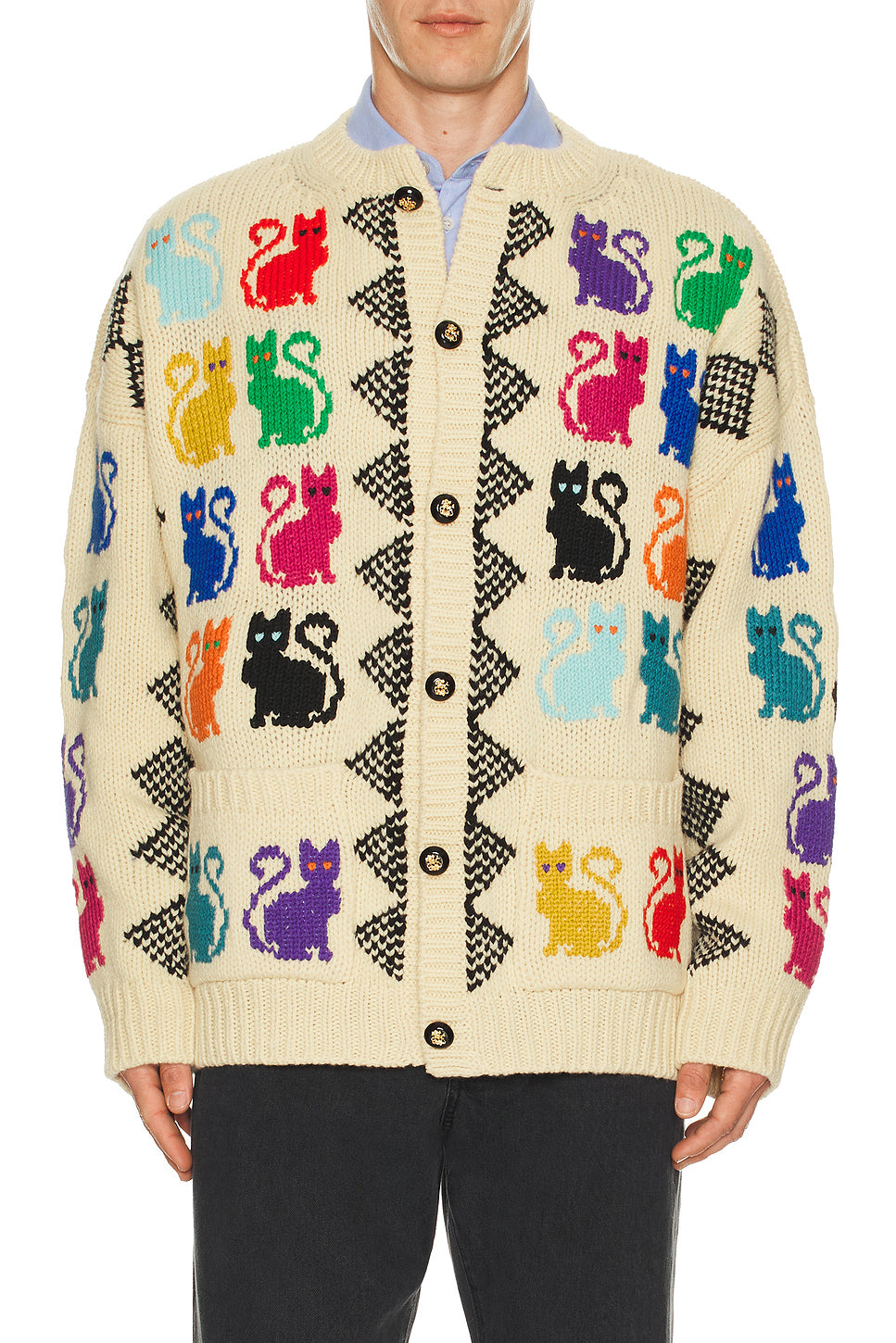 Wool Cat Cardigan