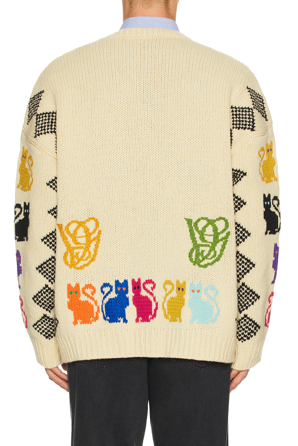 Wool Cat Cardigan