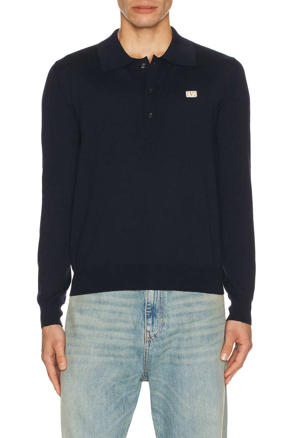 V Logo Signature Polo