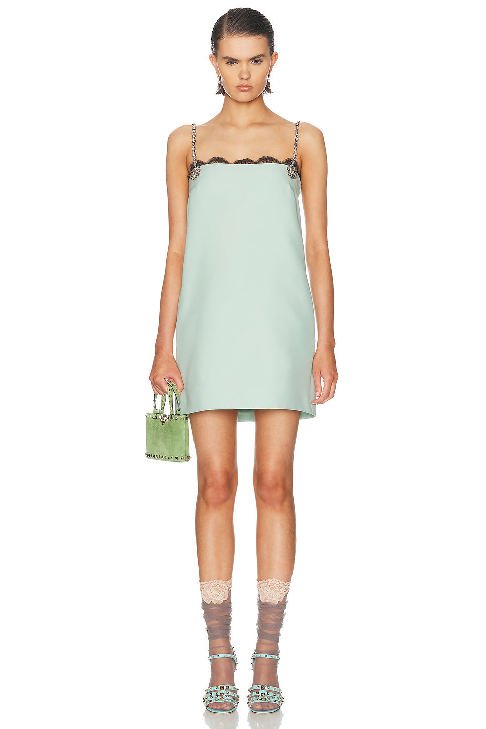 Crepe Couture Mini Dress