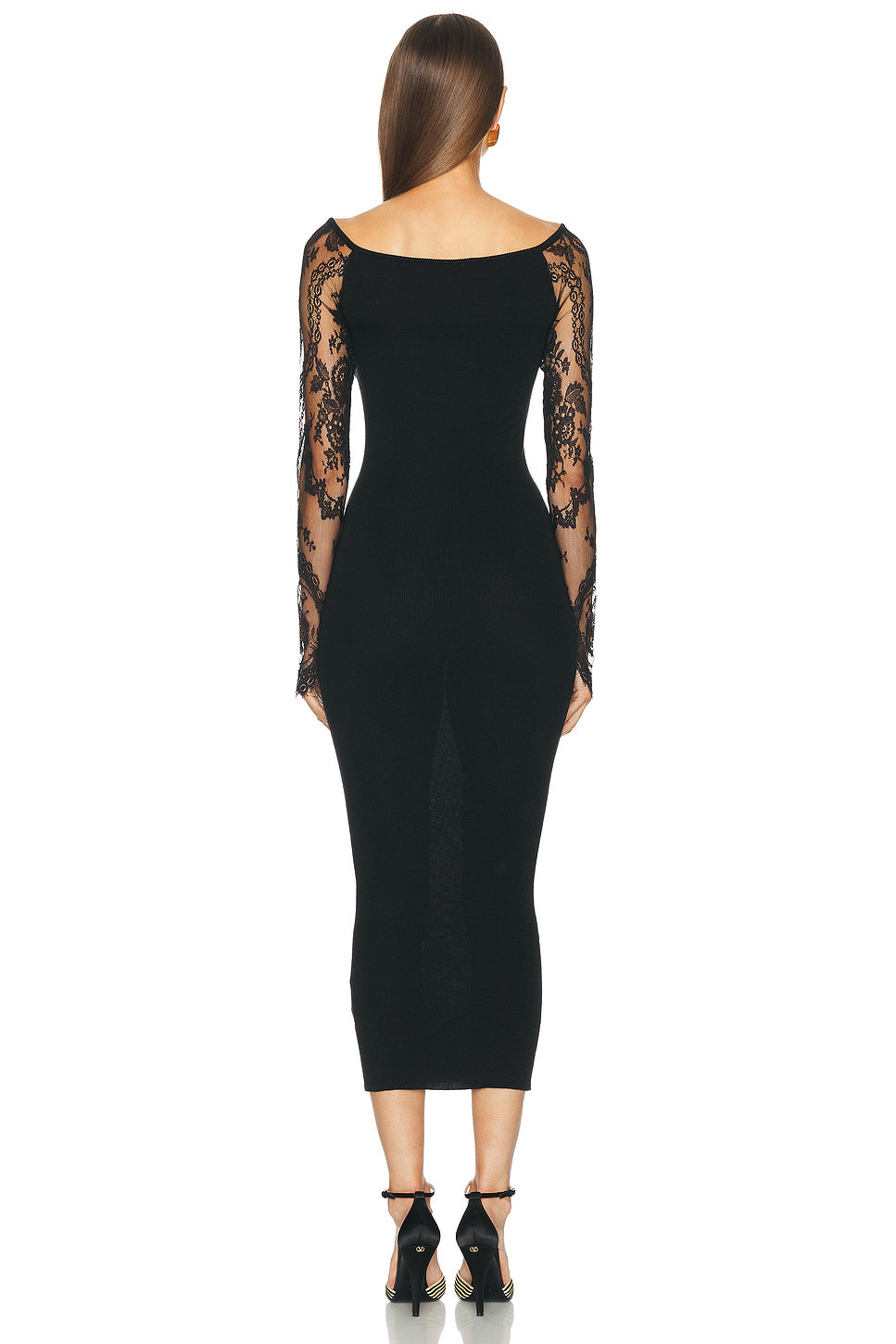 Wool Viscose Midi Dress