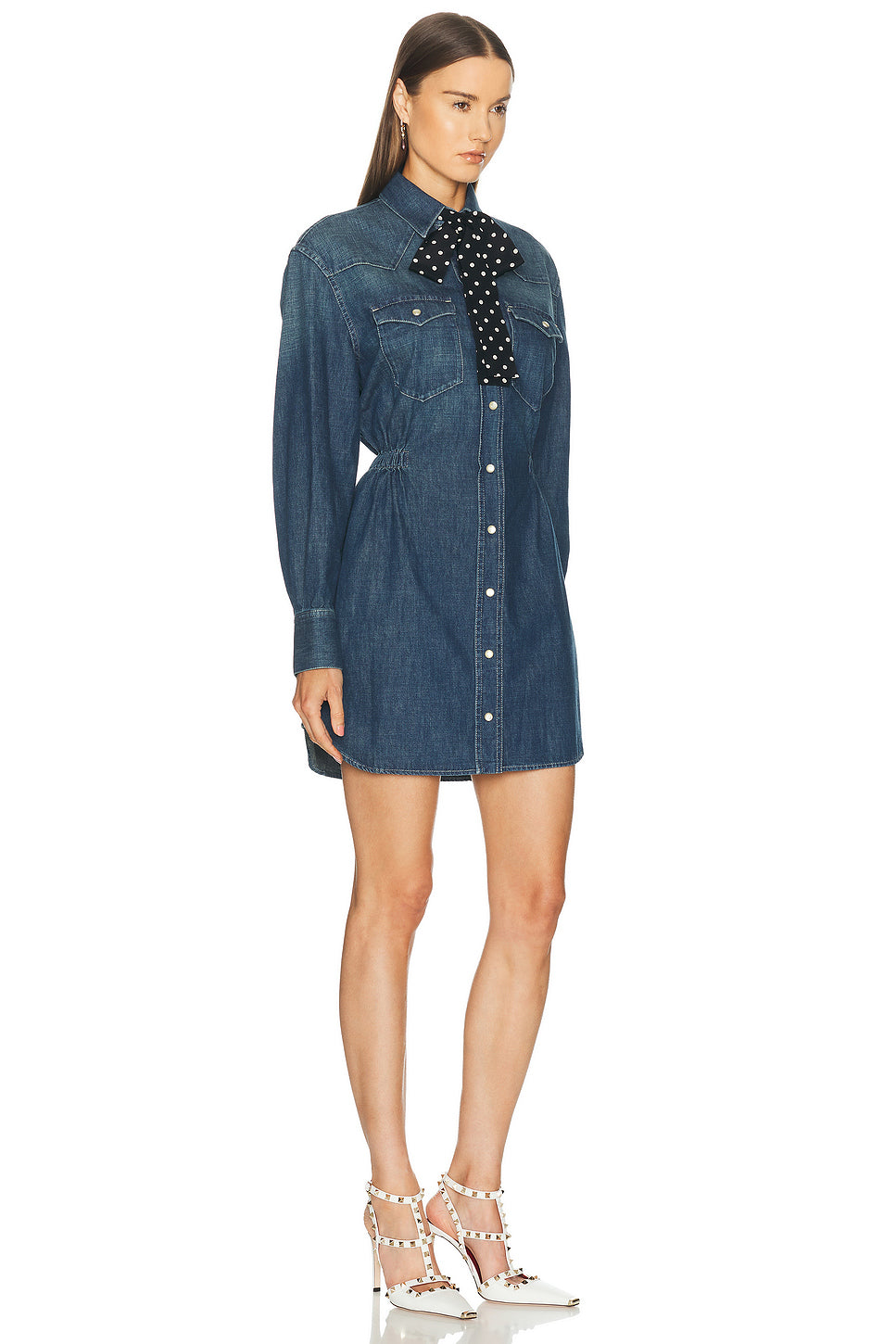 Denim Button Up Dress