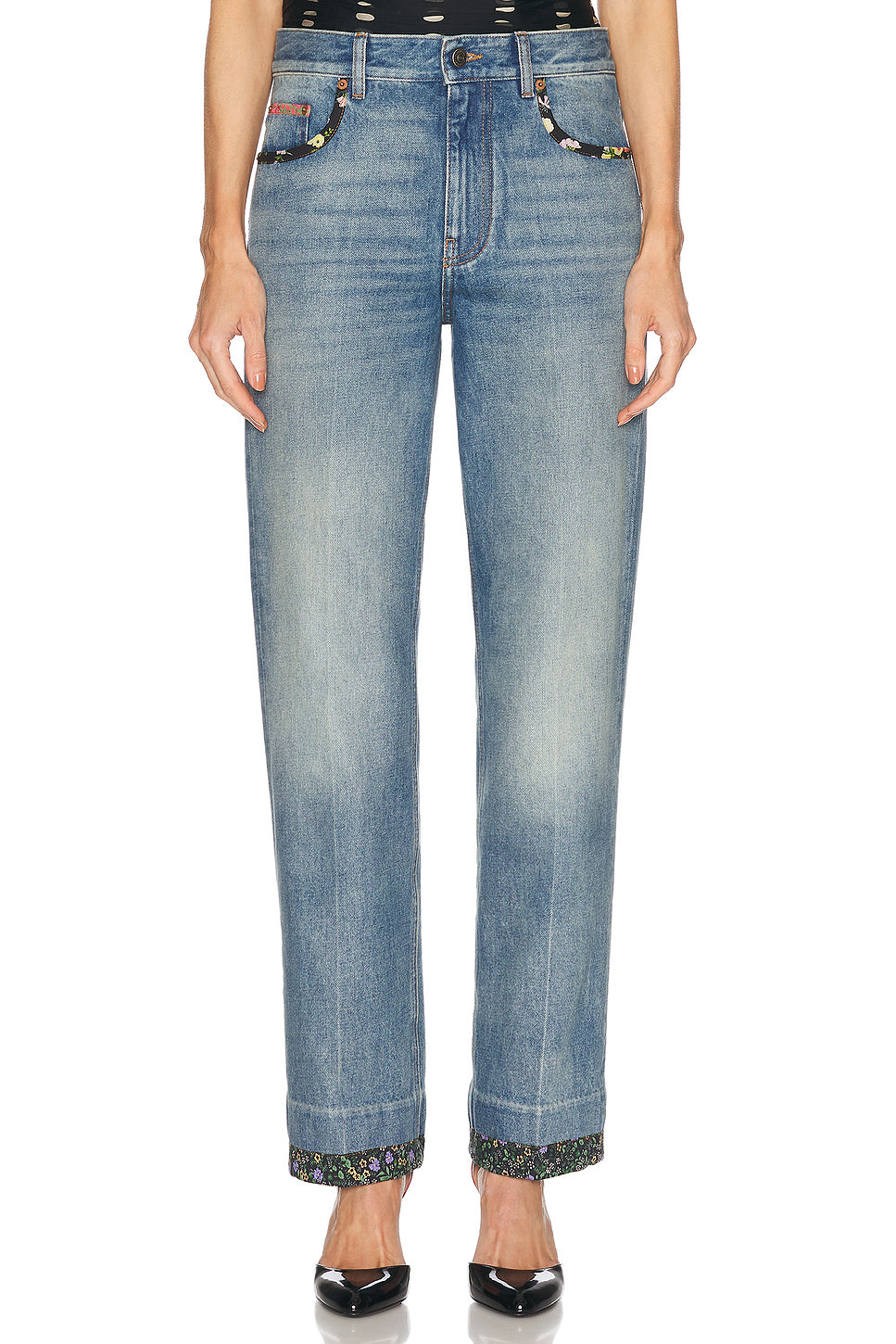 Straight Leg Jeans