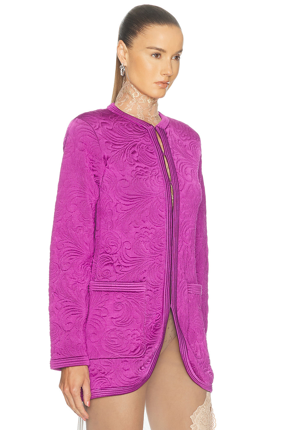 Stretch Viscose Cardigan