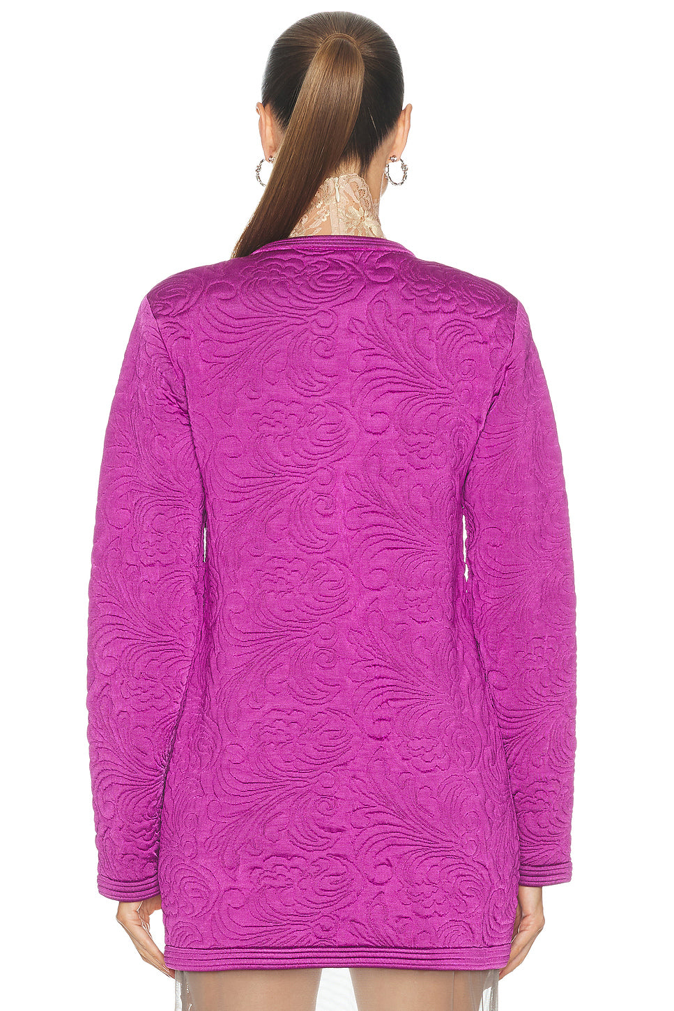 Stretch Viscose Cardigan