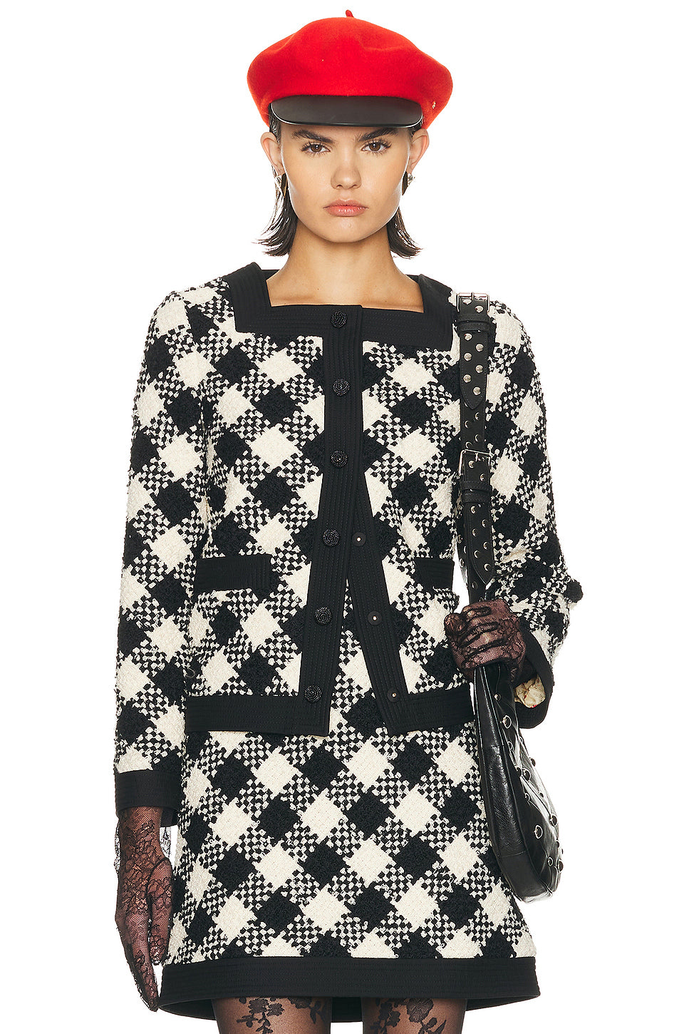 Damier Tweed Jacket