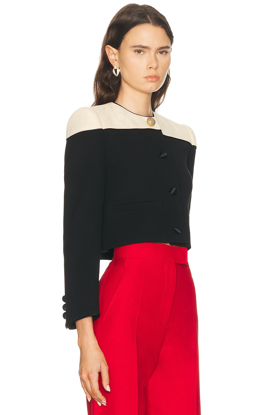 Wool Crepe Jacket