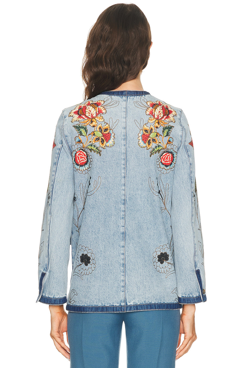 Embroidered Denim Jacket