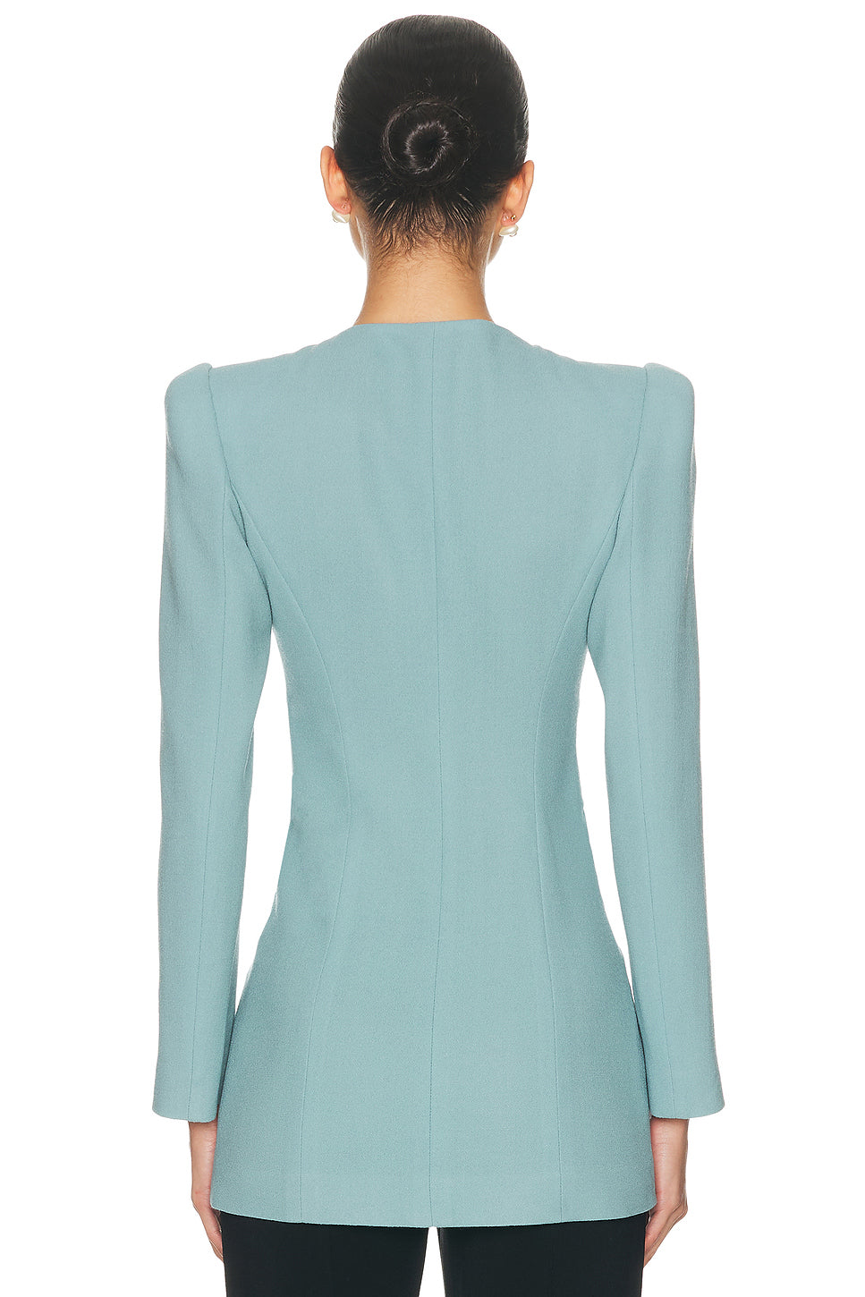 Rouche Long Blazer Dress