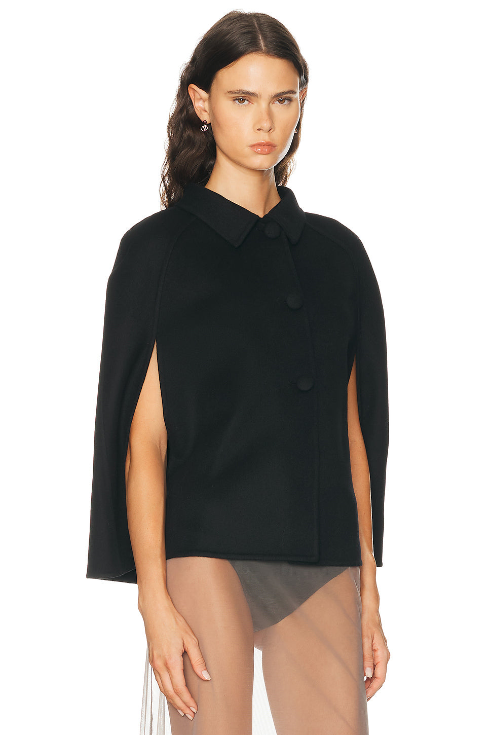 Compact Drape Cape Jacket
