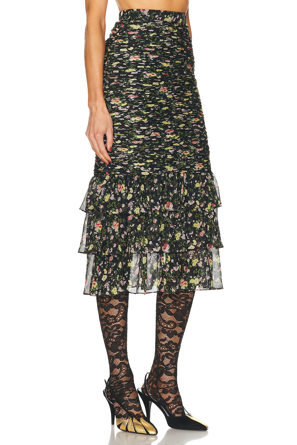 Rose Rampage Floral Skirt