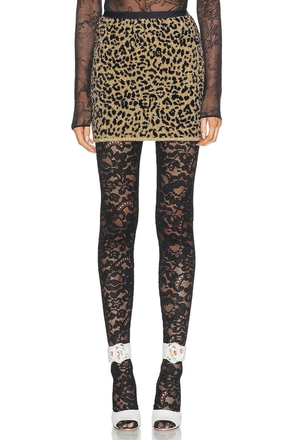 Animalier Jacquard Skirt