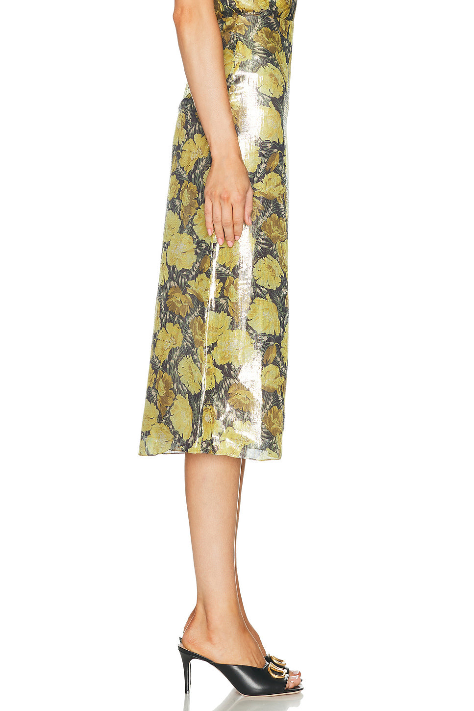 Lurex Apres L'Hiver Poppies Skirt