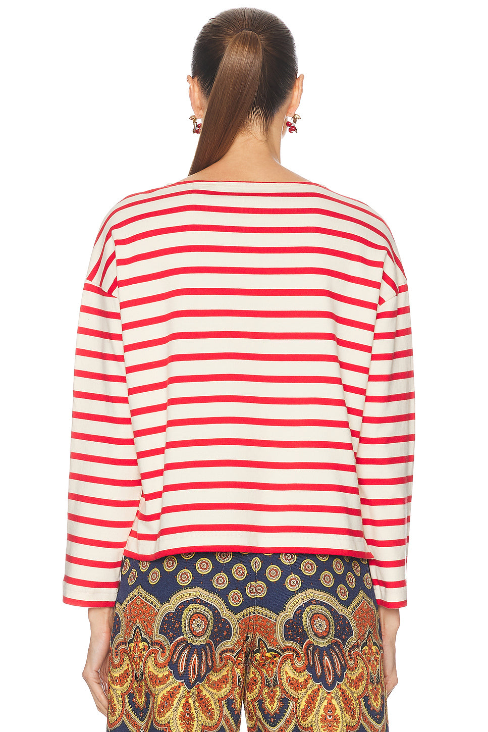 Striped Cotton T Shirt
