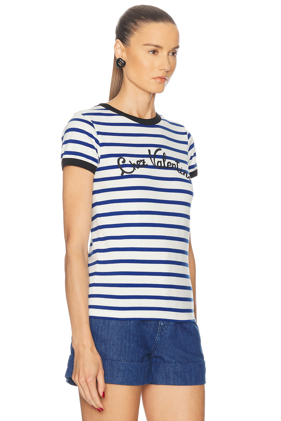 Striped Cotton T Shirt