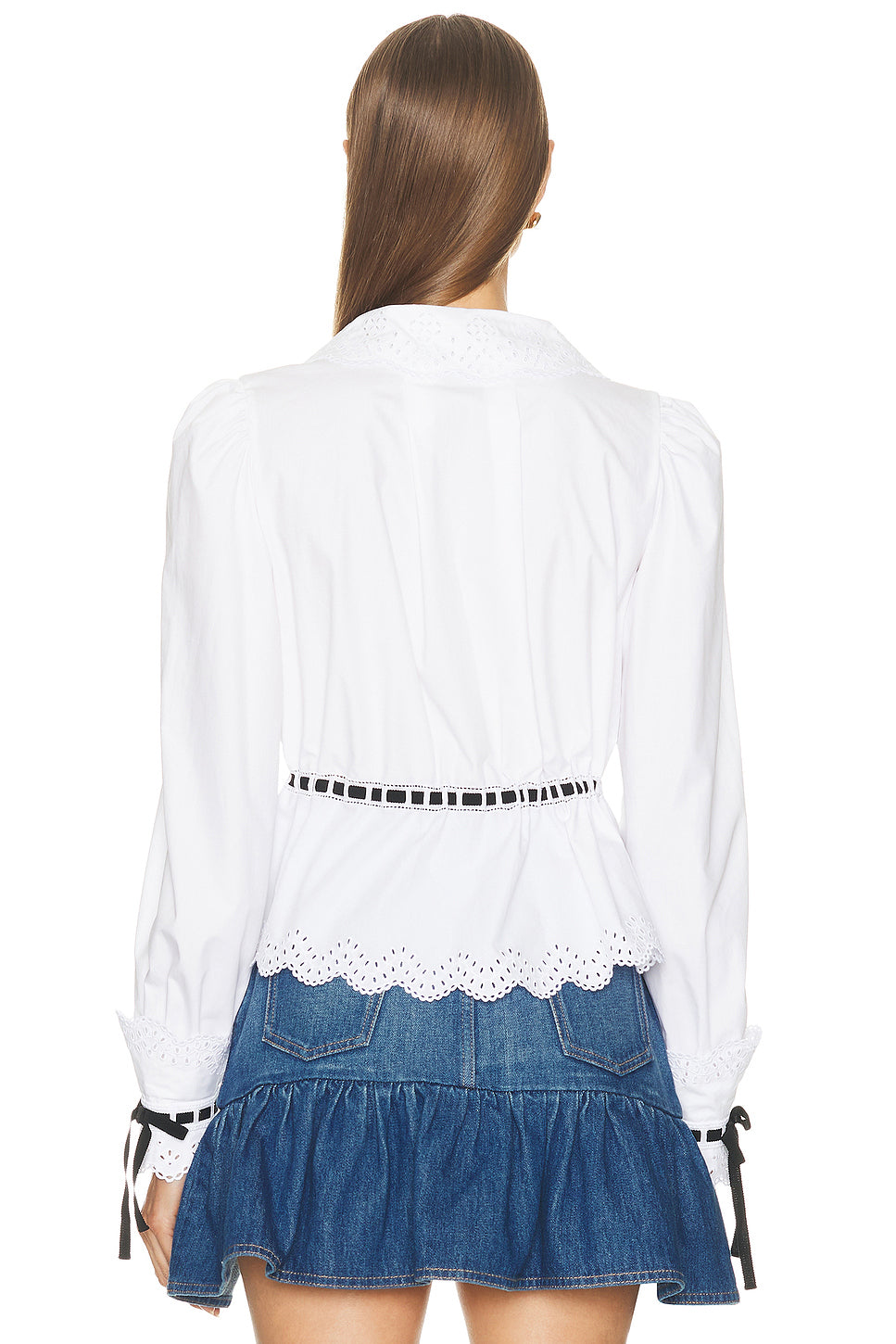 Embroidered Poplin Shirt