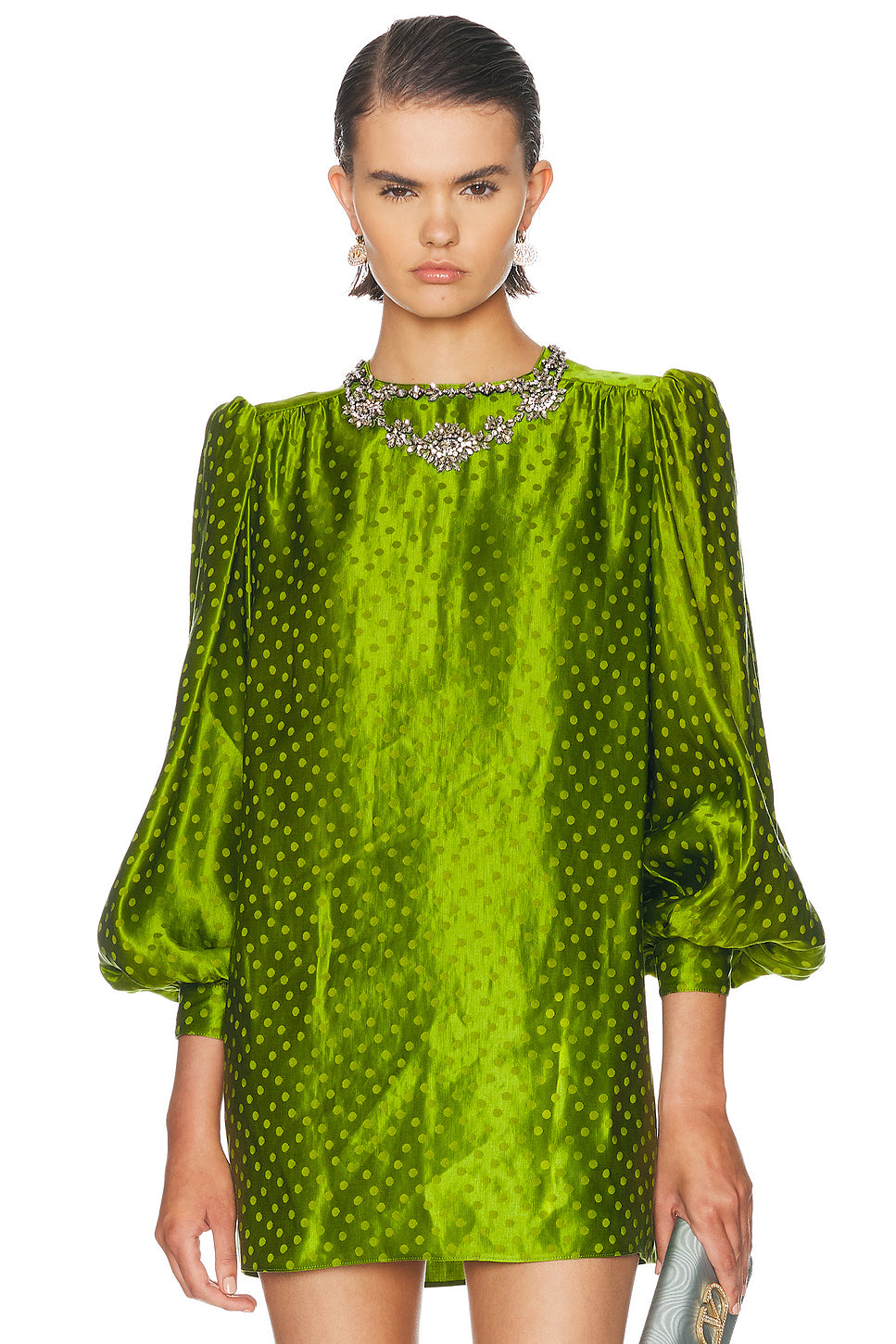 Plus De Pois Embroidered Top