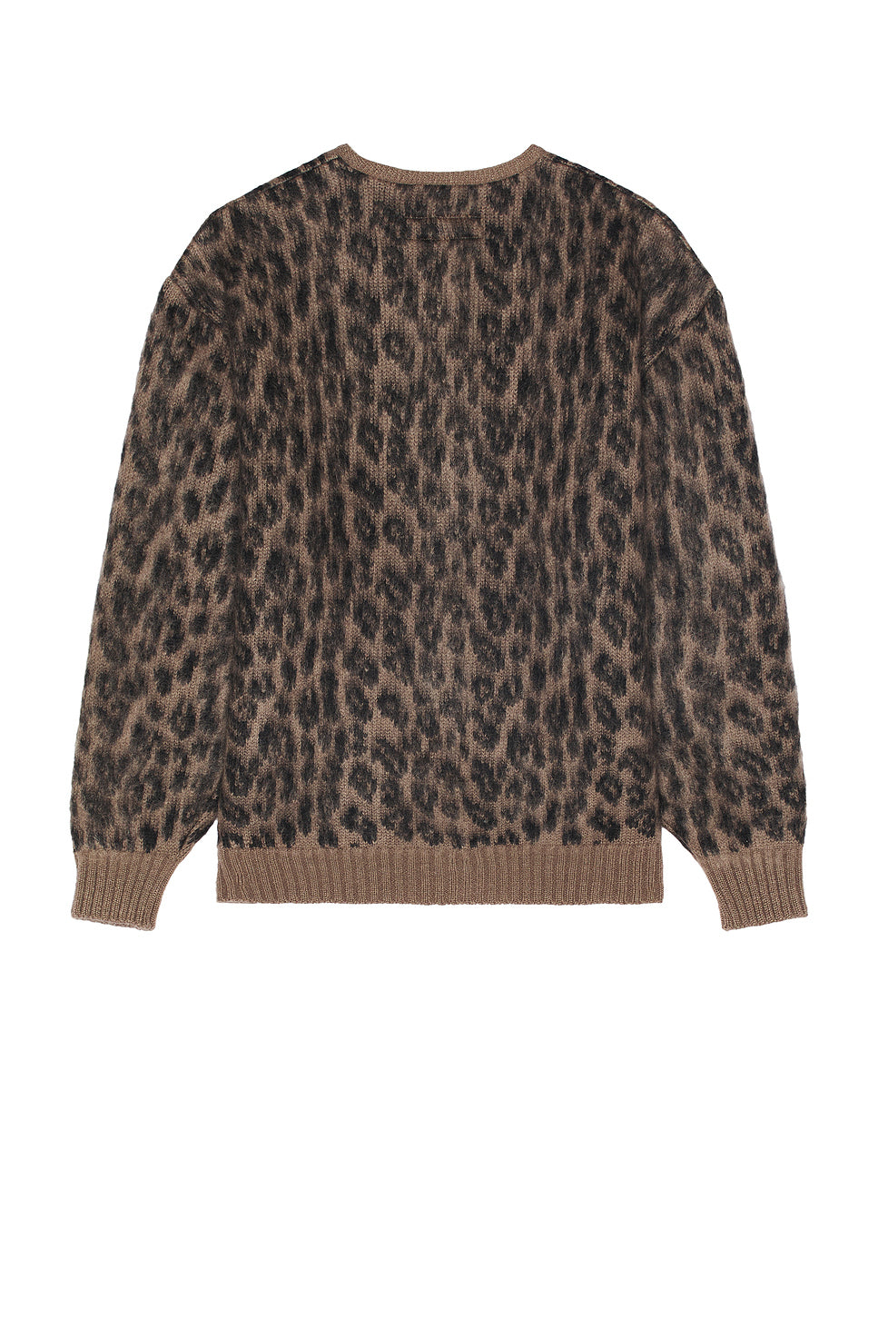 Leopard Heavy Mohair Cardigan